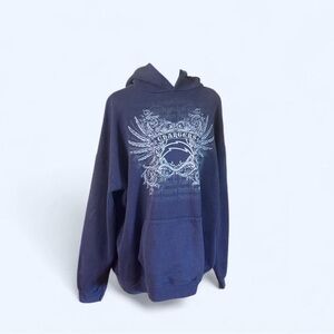 Los Angeles Chargers Graphic Navy Blue Pullover Hoodie